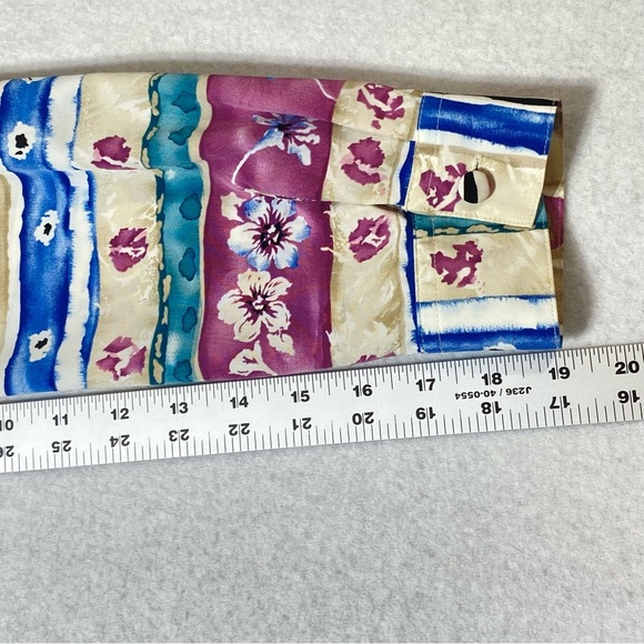 VTG ALFRED DUNNER Womens Plus 16 Multicolor Long Sleeve Collared Pullover Shirt - Picture 14 of 16